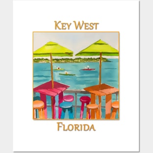 Key West Florida Umbrellas - WelshDesigns Posters and Art